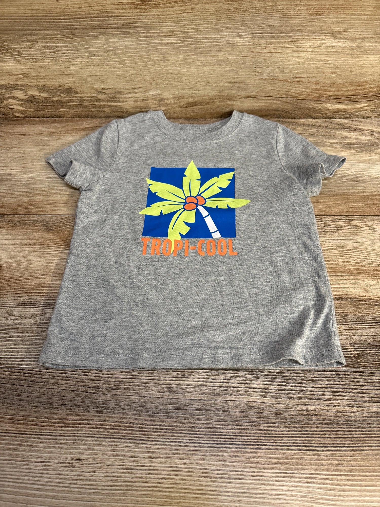 Okie Dokie Tropi-cool Shirt Grey sz 2T - Me n Mommy To Be