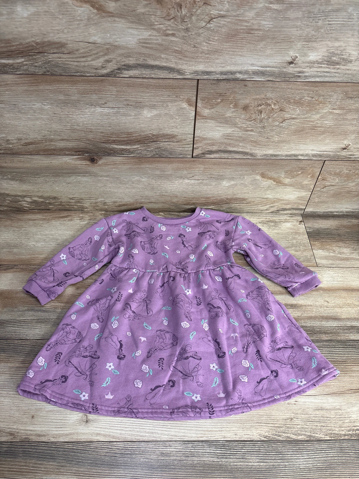 Disney Princess Sweatshirt Dress Lilac sz 5T