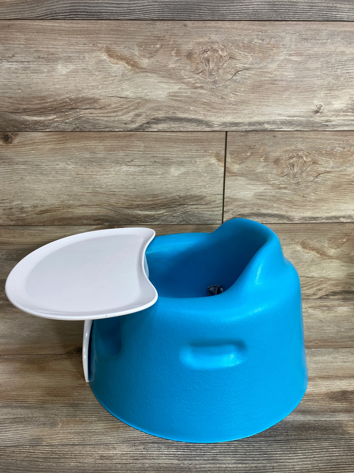 Bumbo Floor Seat w/ Tray & Playtop Safari Suction Tray - Aqua