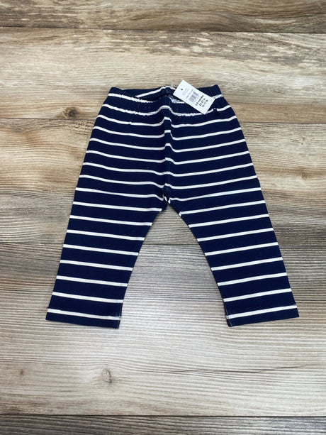 NEW Baby Gap Striped Navy Leggings sz 3-6m - Me n Mommy To Be