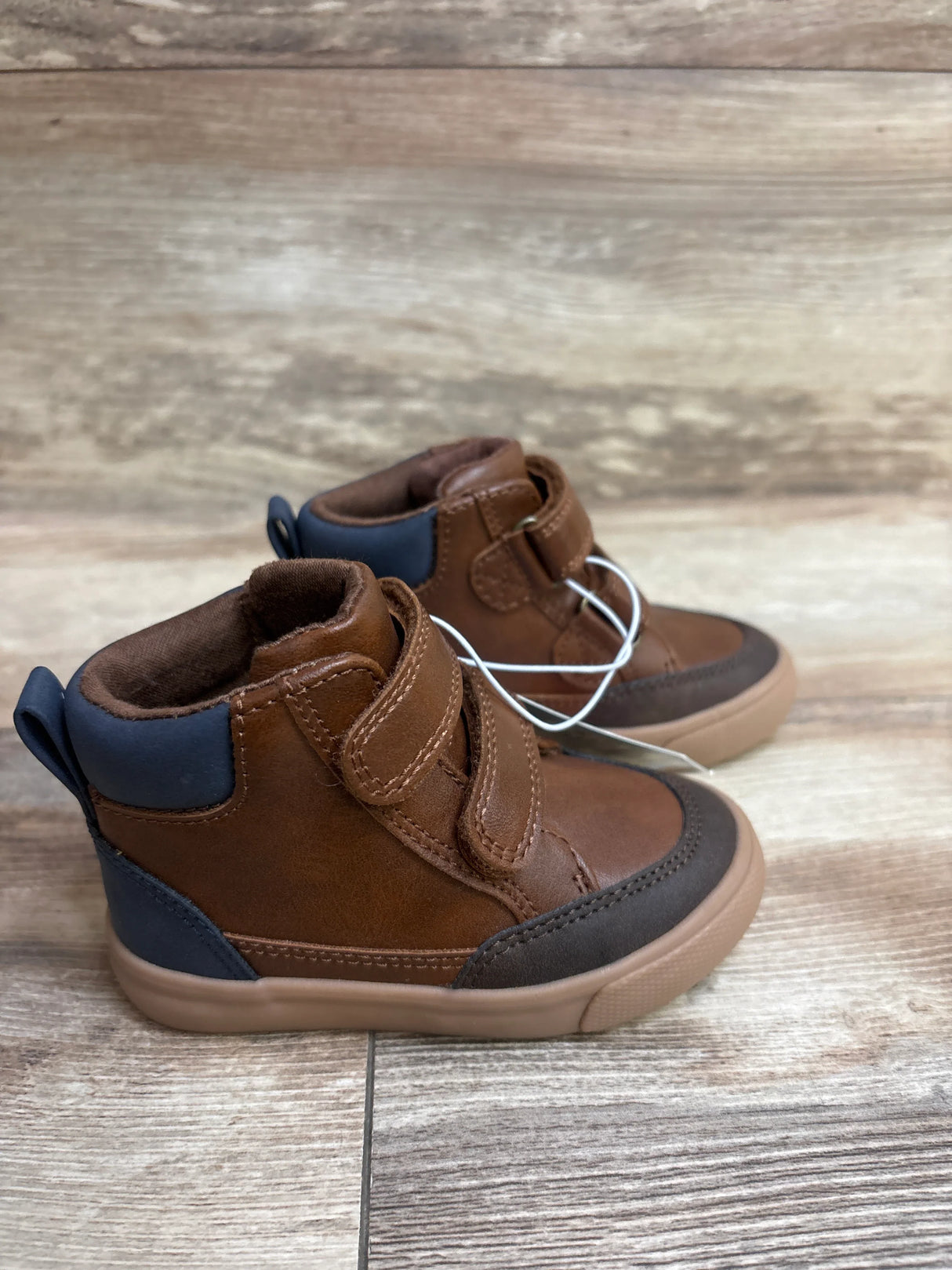 NEW Cat & Jack Xavier High Top Sneakers Brown sz 5c