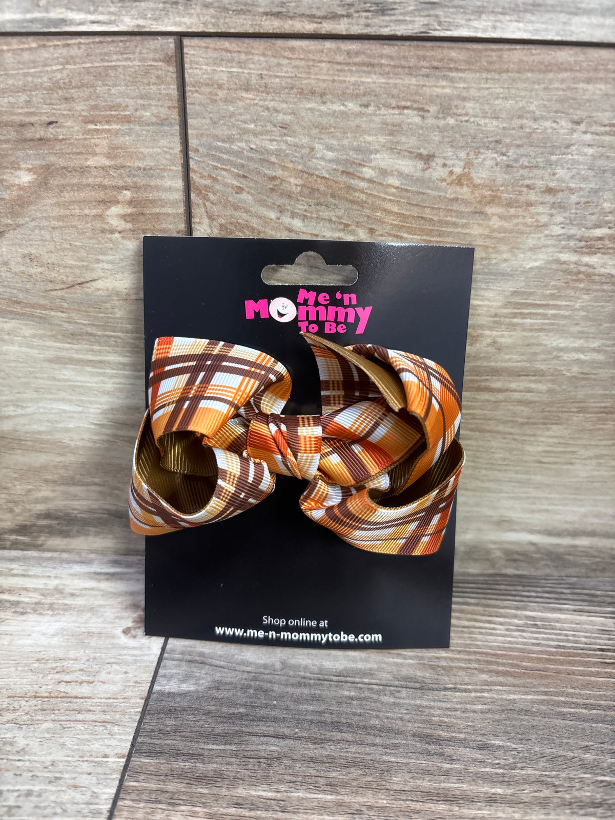 NEW Large Plaid Hair Bow