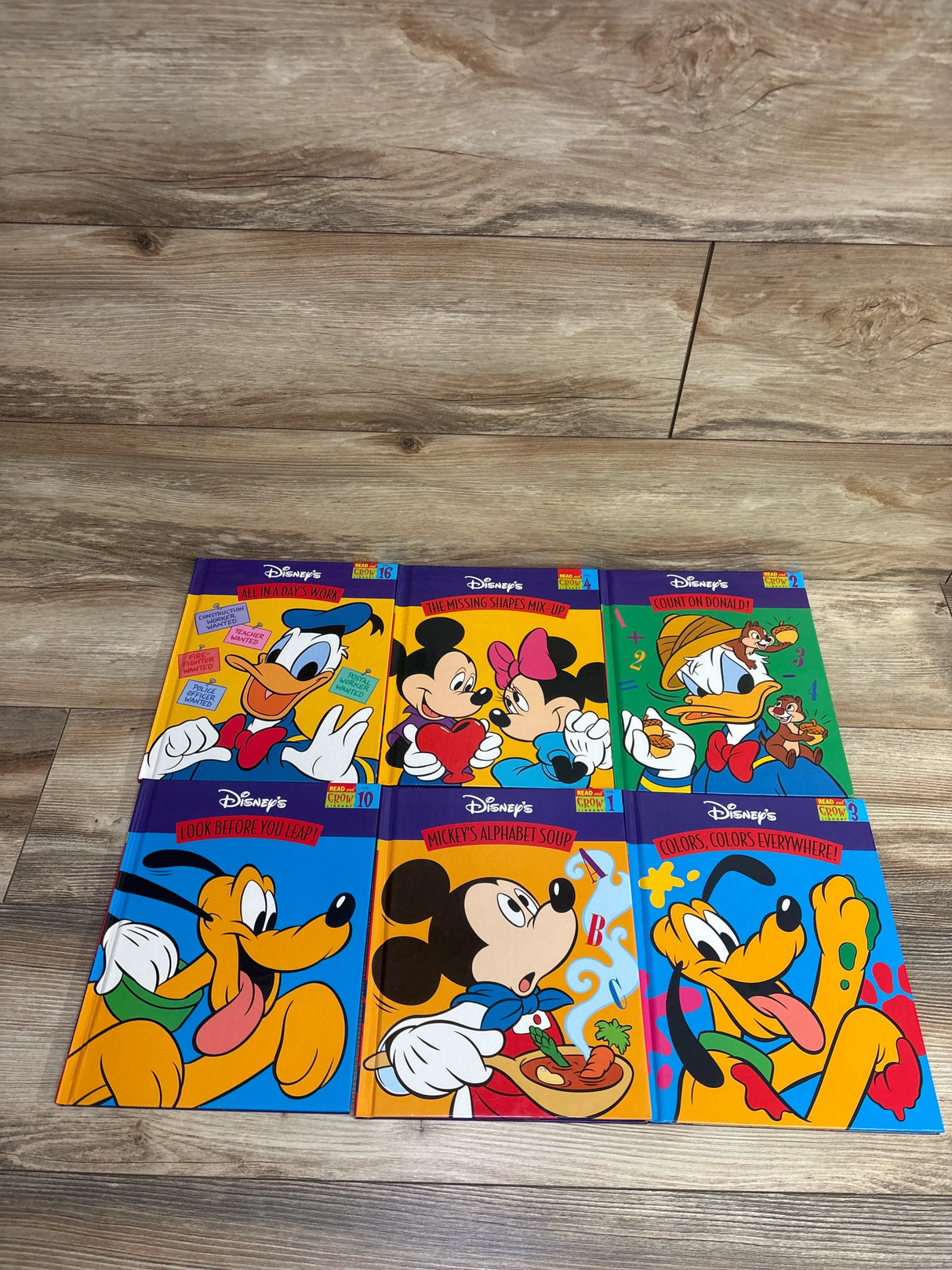 Disney's Read and Grow Library Mickey Mouse Hardcover Book Set 19pk