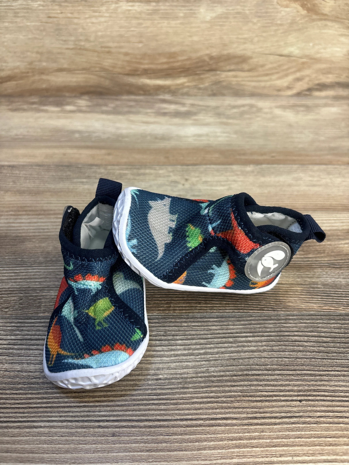 FEETCITY Barefoot Water Shoes Dinosaur Navy sz 4c