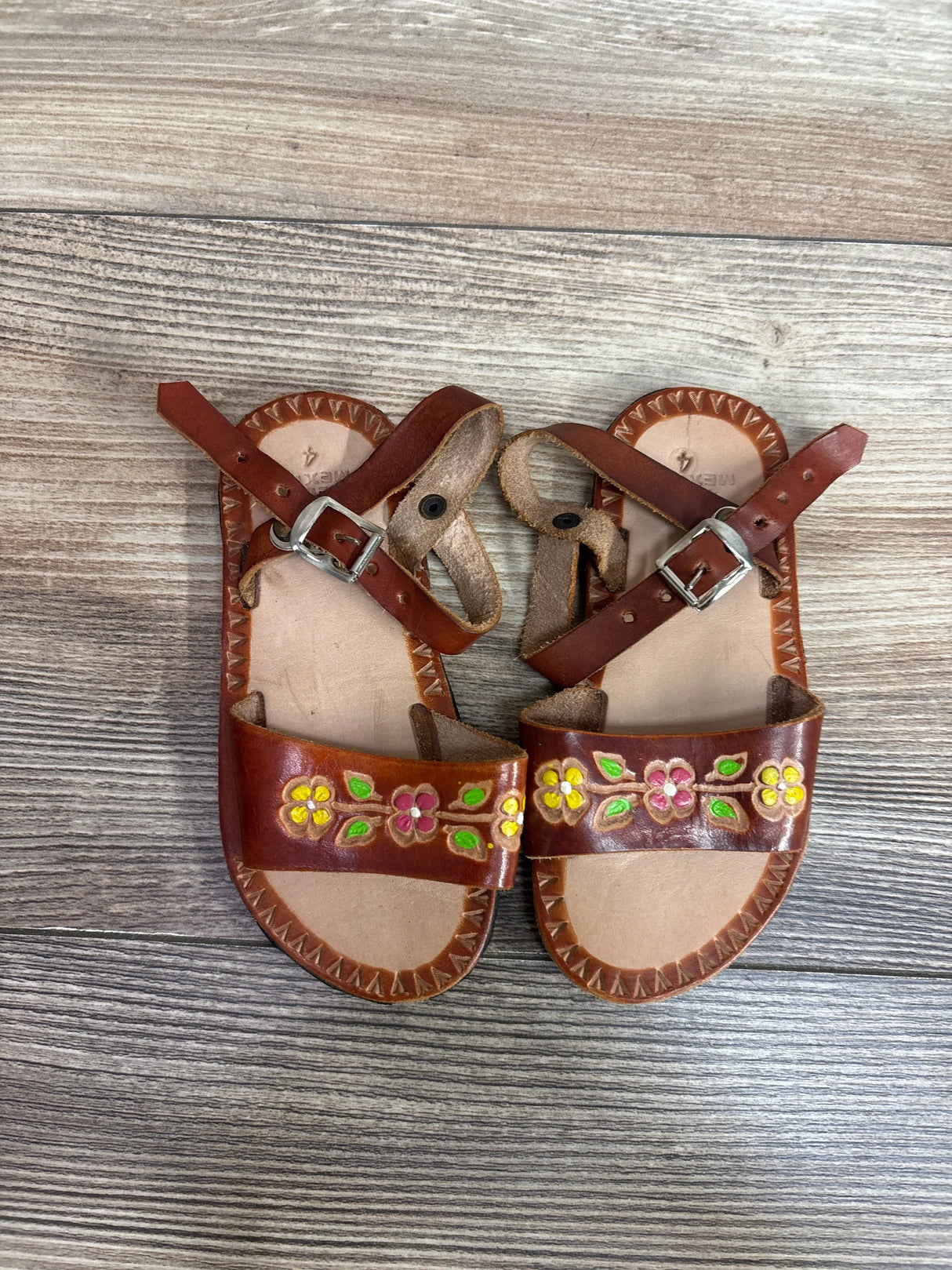 Mexican Leather Huaraches sz 4c