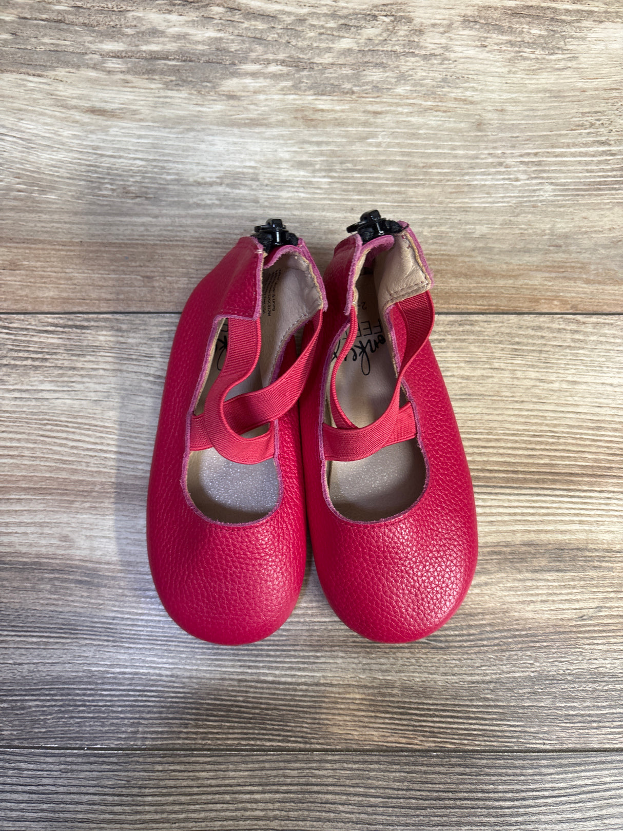 Monkey Feet Mary Jane Criss-Cross Ballet Flats Pink sz 7-8c