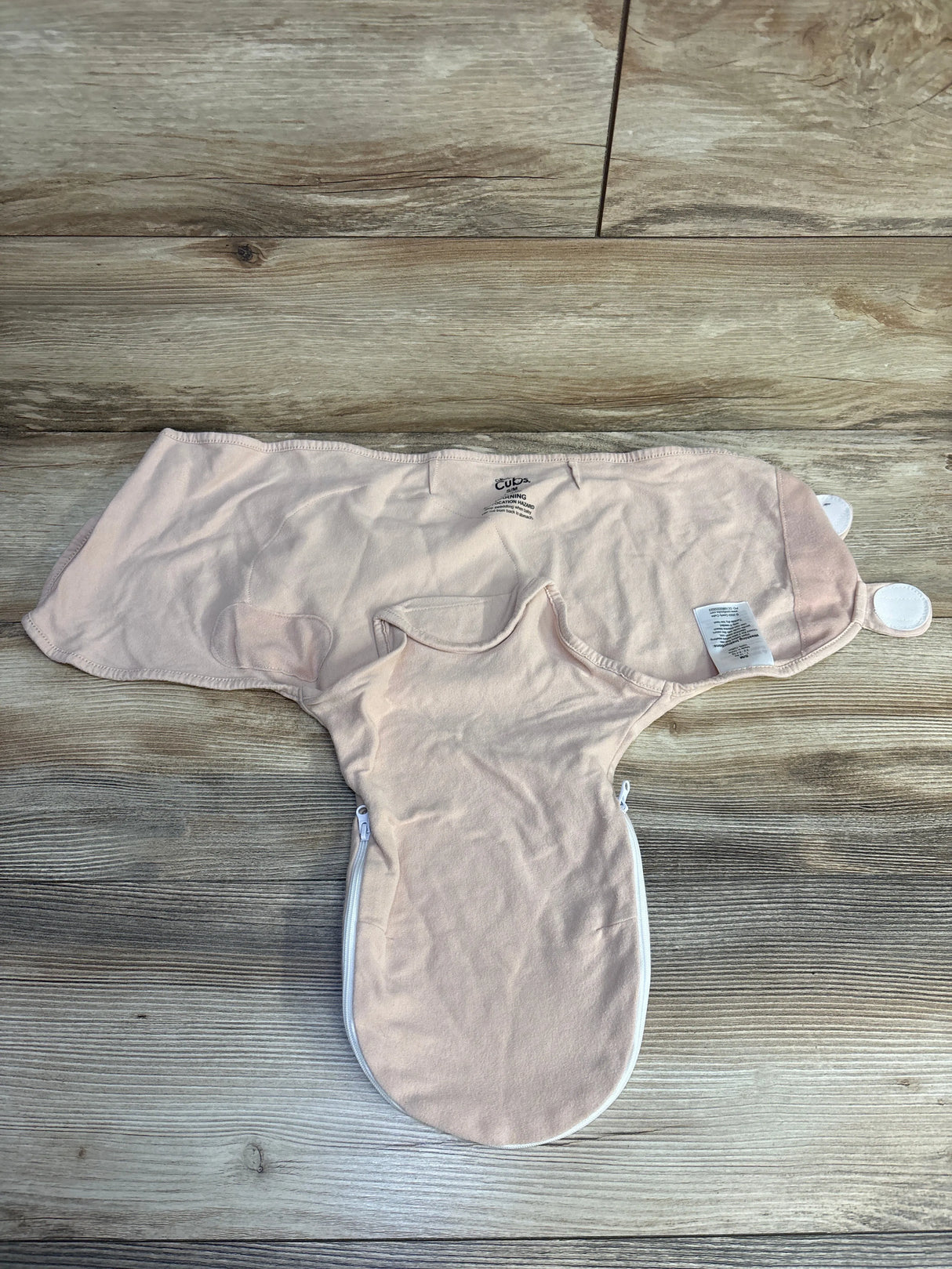 Comfy Cub Swaddle Wrap Tan sz 0-3m