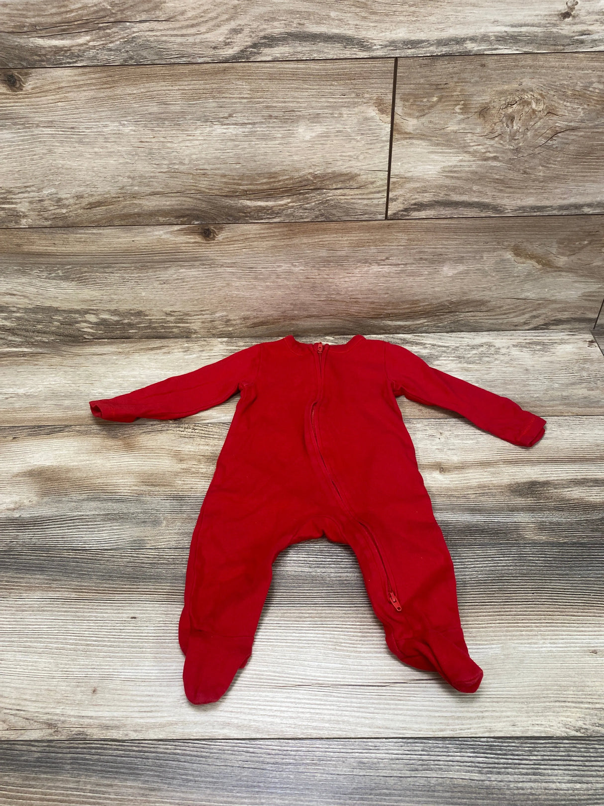 Old Navy My First Christmas Sleeper Red sz 6-9m - Me n Mommy To Be