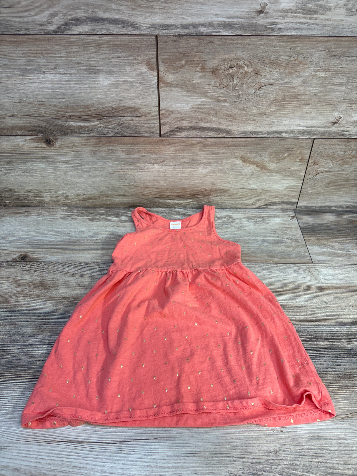 Gymboree Metallic Dot Sleeveless Dress Pink sz 3T