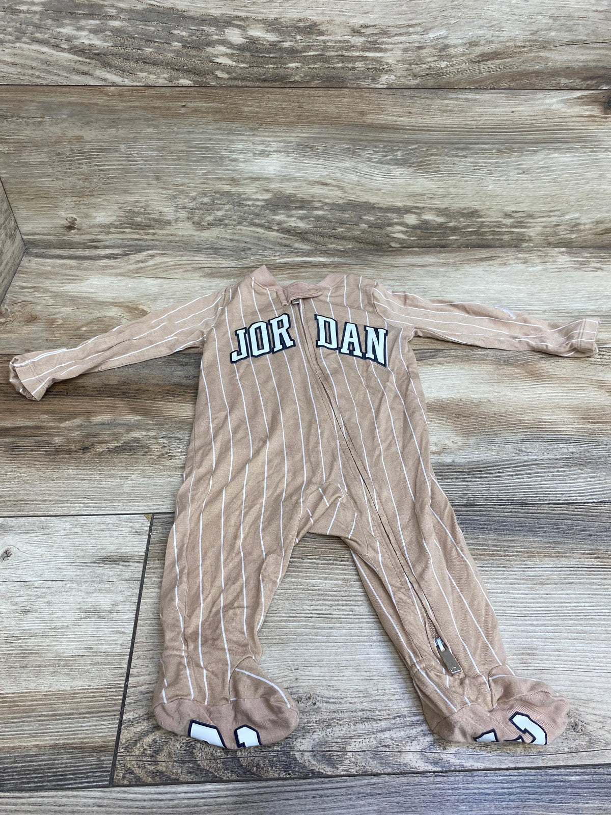 Jordan Striped Viscose Sleeper Beige sz 3m