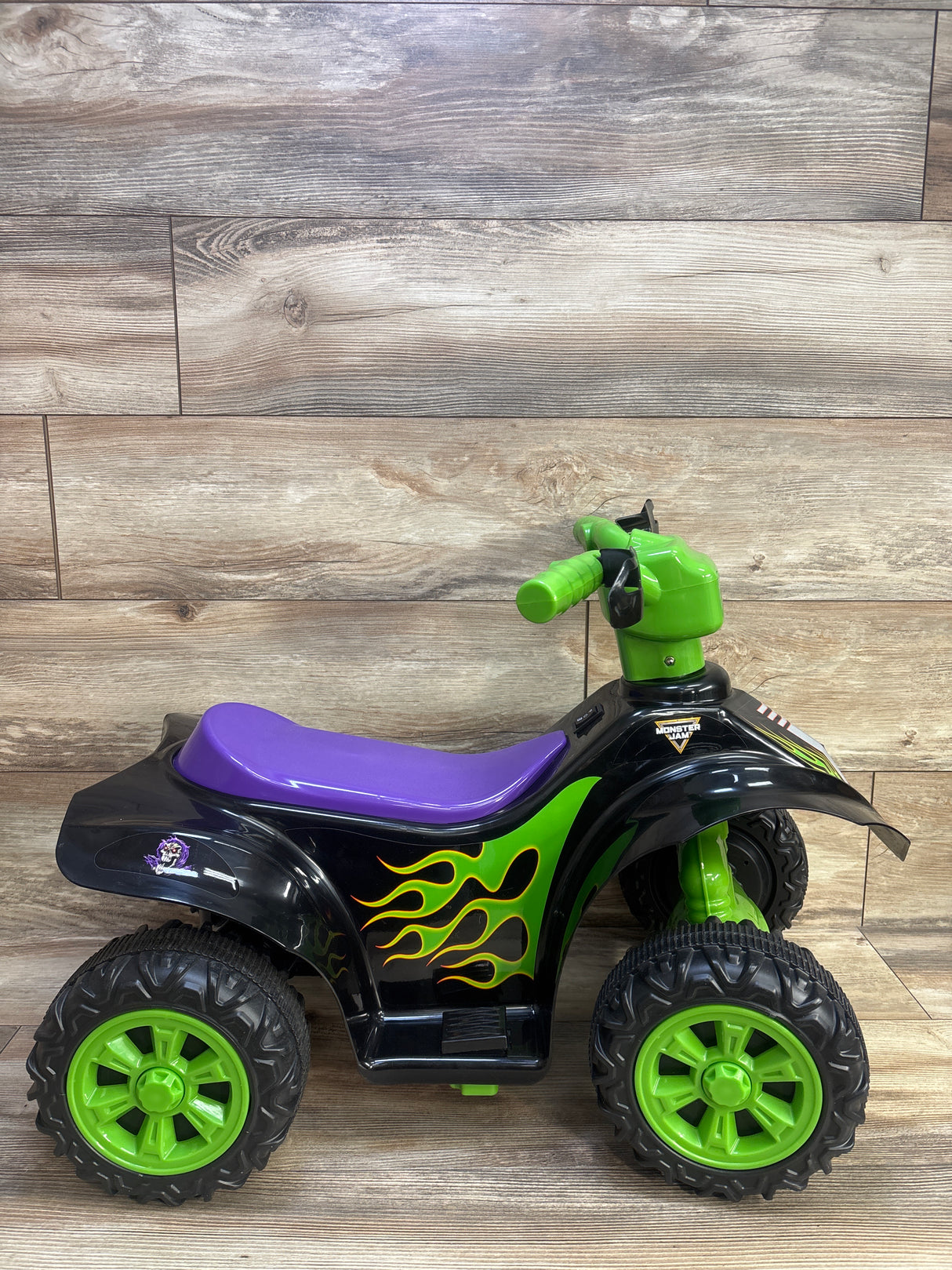 Grave Digger 6V Battery-Powered Monster Truck Quad