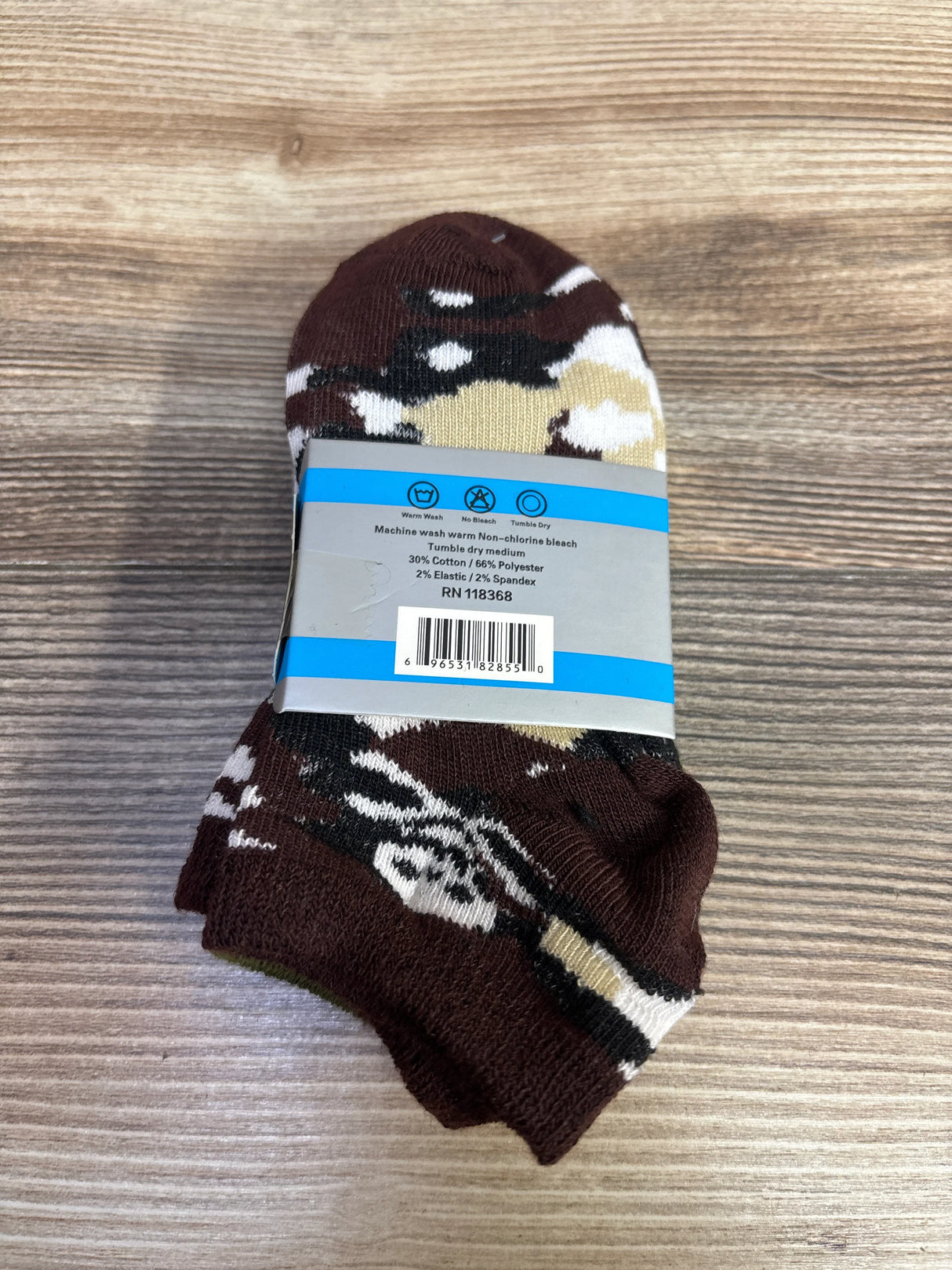 NEW Step Up Socks Camo 3pk sz 4-6