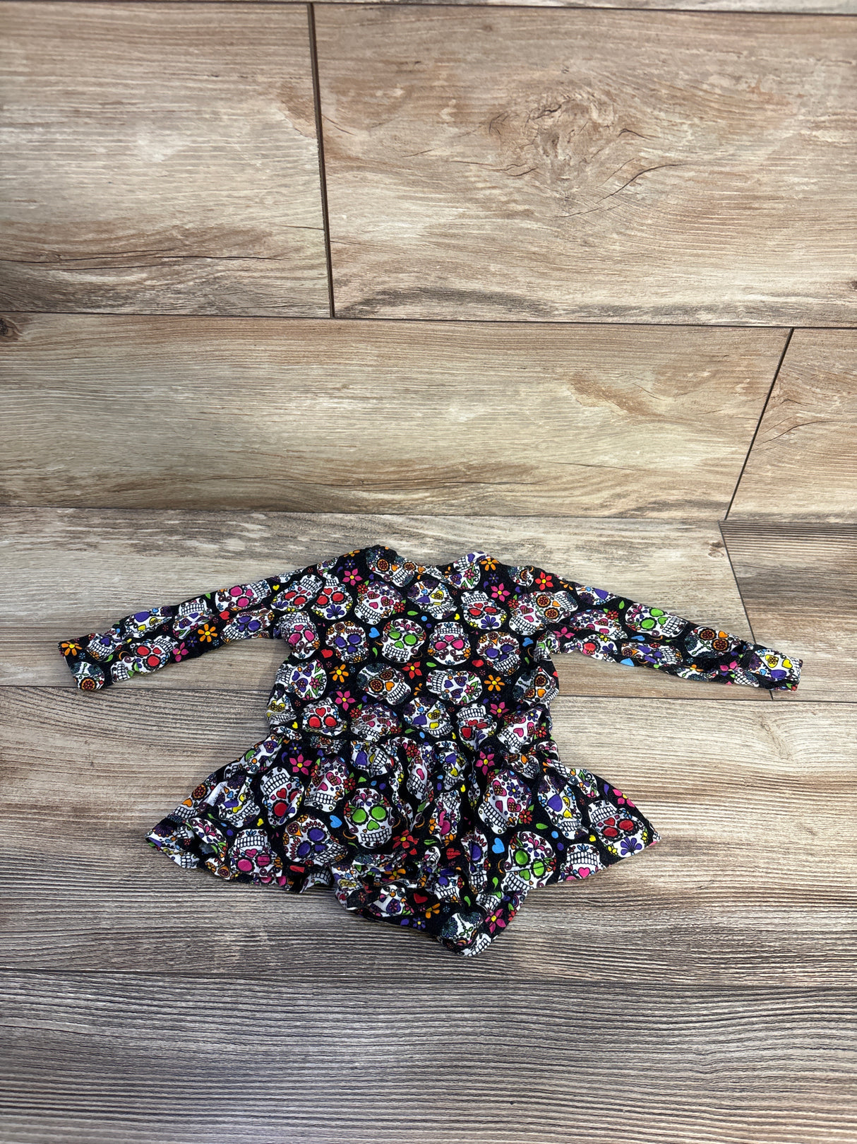 Gigi & Max Bamboo Sugar Skull Cecilia Tutu Bodysuit Black sz 6m