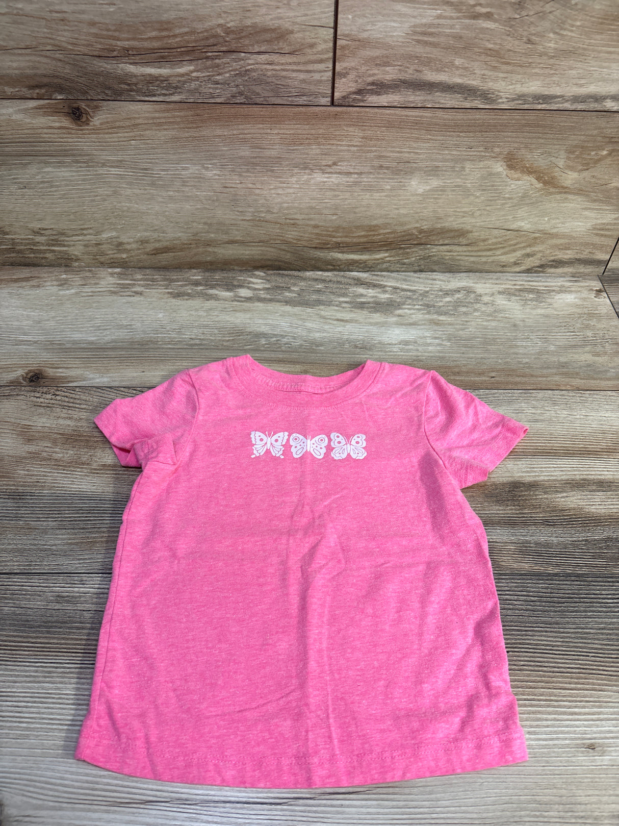 Cat & Jack Butterfly Shirt Pink sz 18m