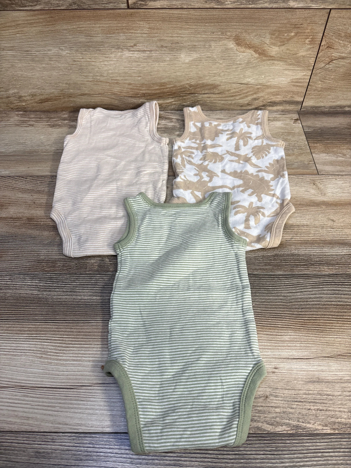 Carter's 3pk Bodysuit Beige sz 3m