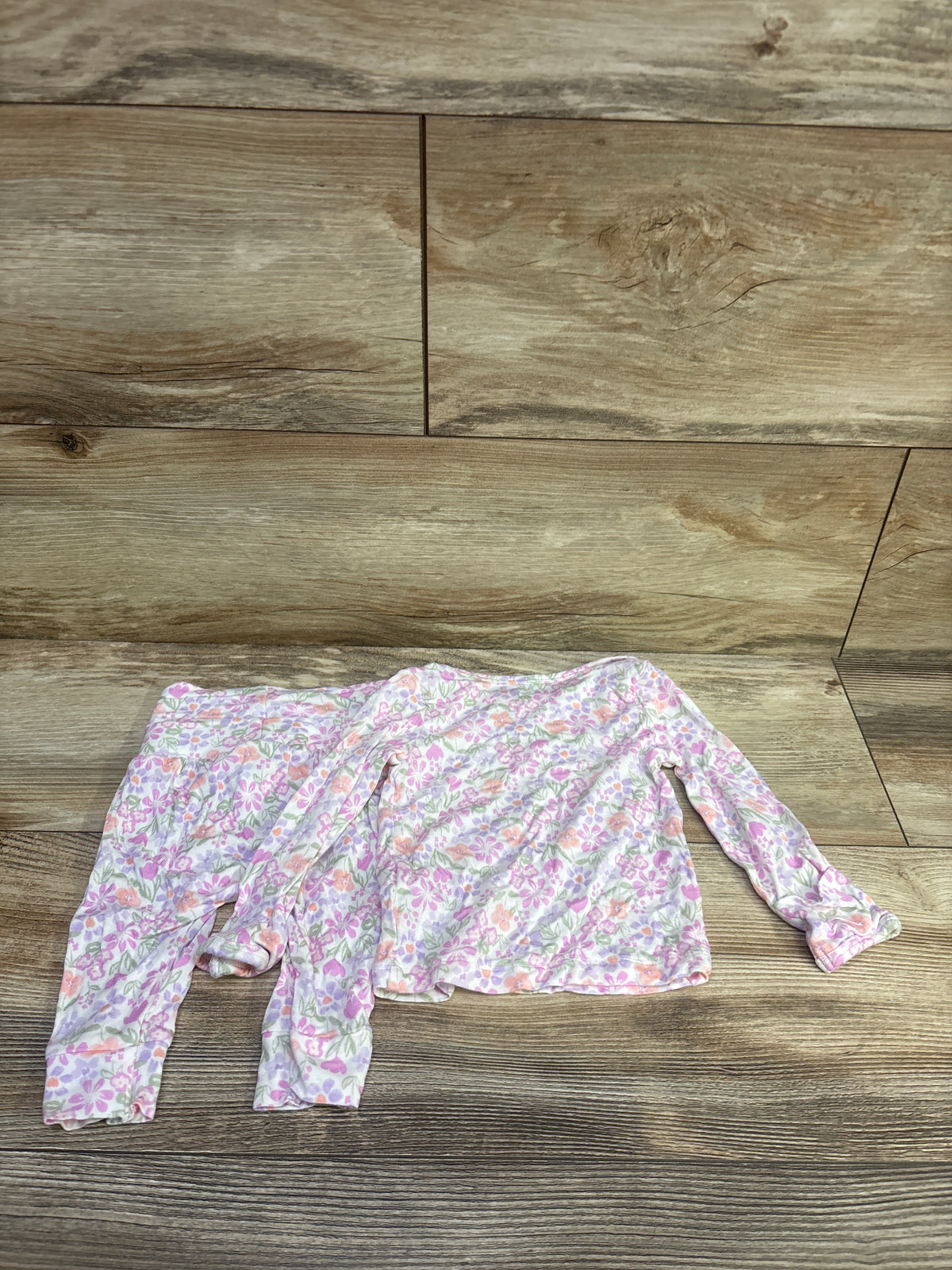 Just One You PurelySoft 2pc Floral Shirt & Pants Set White sz 3m