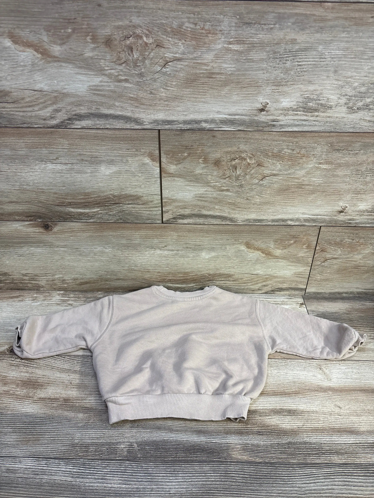 Easy Peasy Pullover Sweatshirt Tan sz 18m