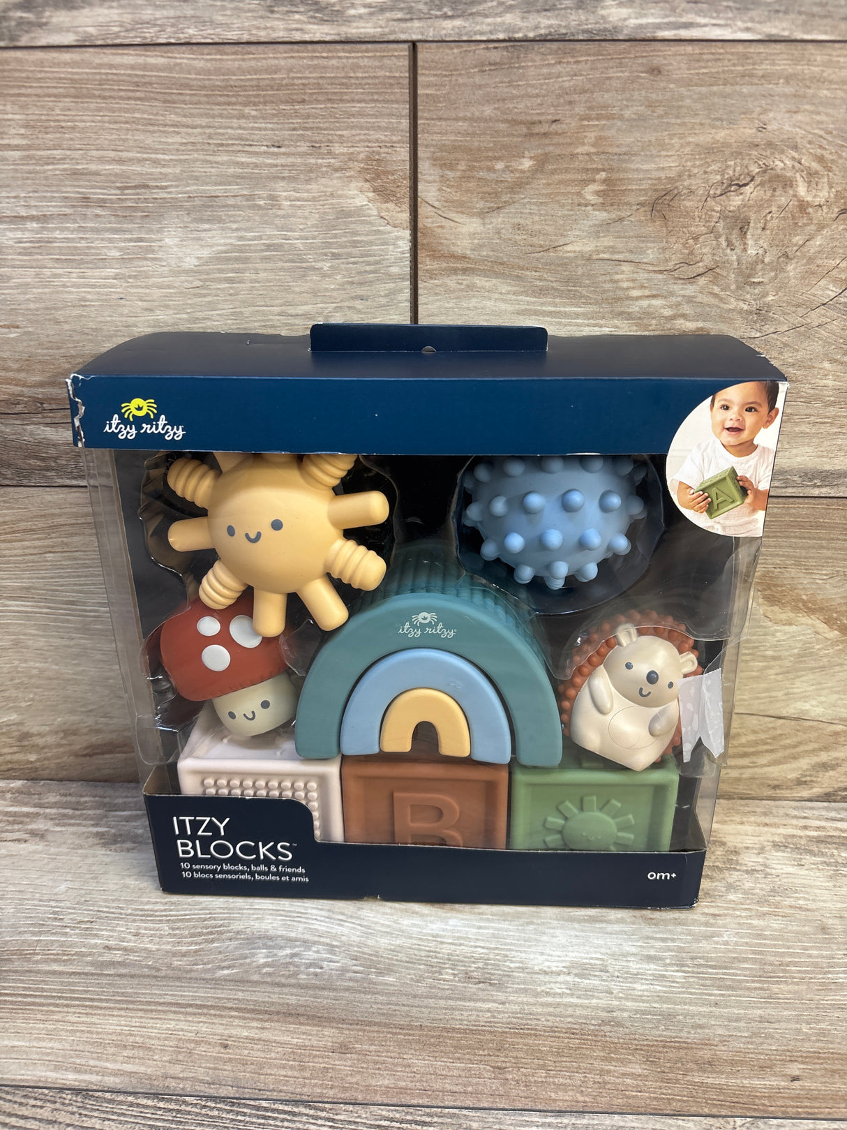 NEW Itzy Ritzy Sensory Itzy Blocks 10pc