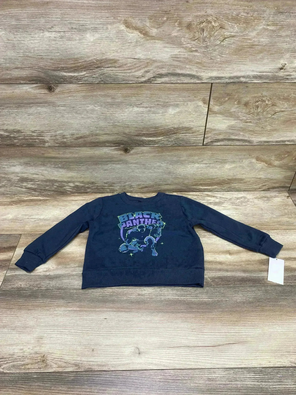 NEW Marvel Black Panther Sweatshirt Grey sz 2T - Me n Mommy To Be