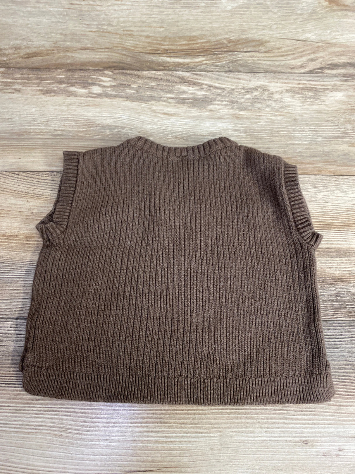 Carter's Ribbed Knit Sweater Vest Brown sz 18m