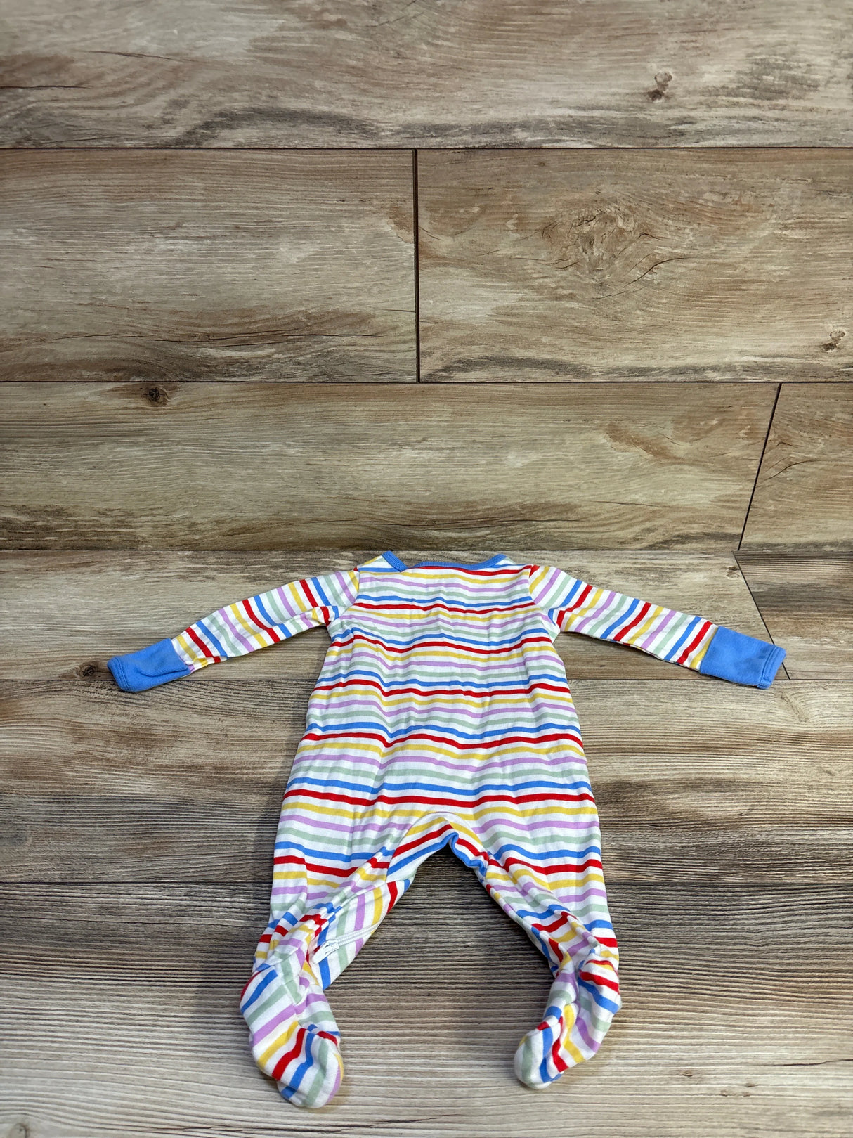 Wonder Nation Striped Sleeper White sz 0-3m