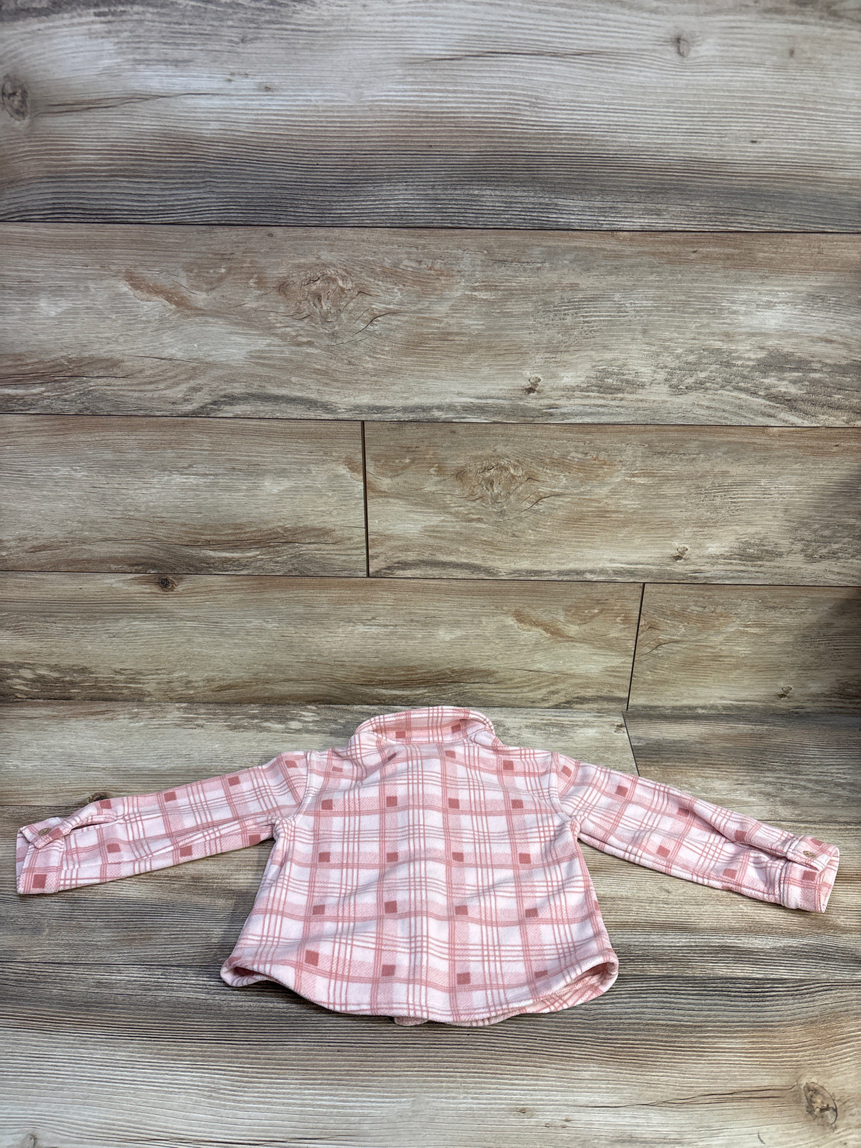 Carter's Fleece Button-Up Jacket Pink sz 24m