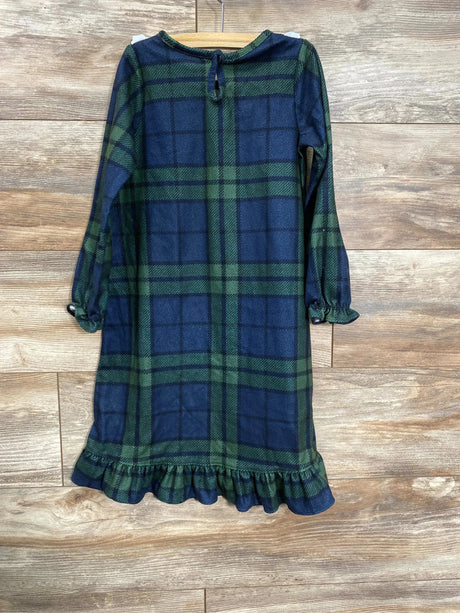 Komar Kids Plaid Granny Gown Green sz 4T - Me n Mommy To Be