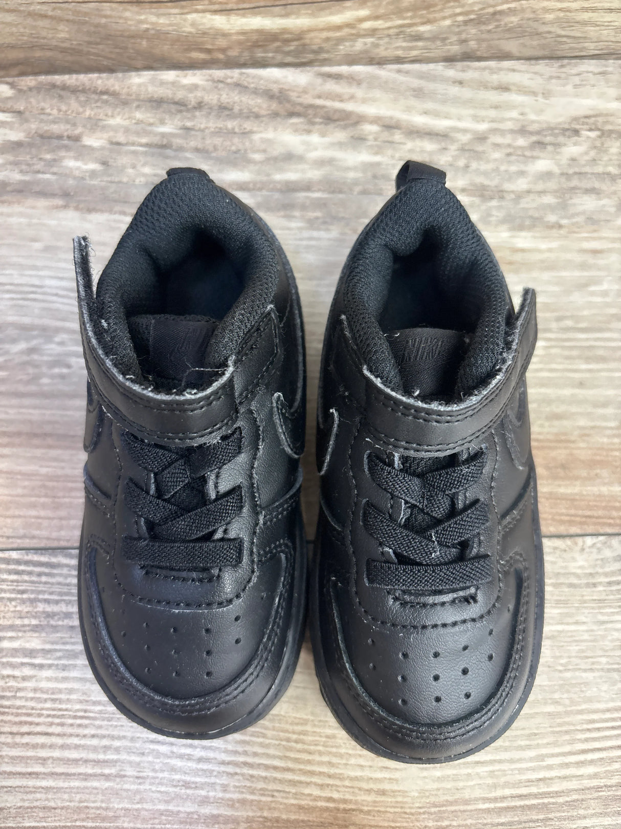 Nike Court Borough Low 2 TD 'Triple Black' Sneakers sz 5.5c - Me n Mommy To Be