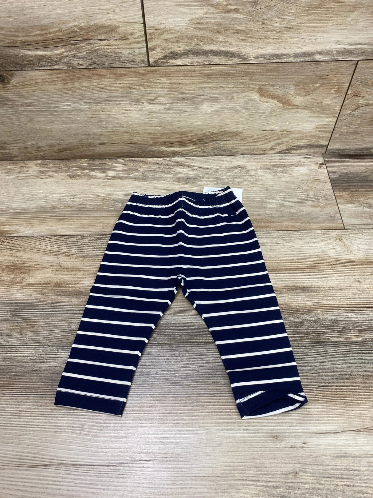 NEW Baby Gap Striped Navy Leggings sz 6-12m - Me n Mommy To Be