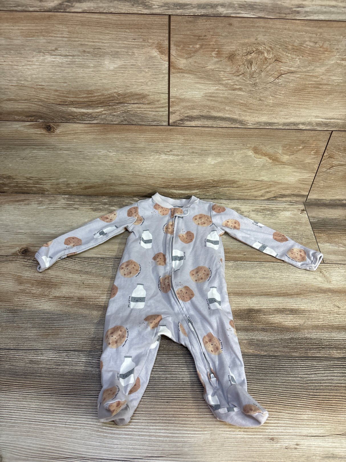 Carter's Cookies & Milk Sleeper Grey sz 3m