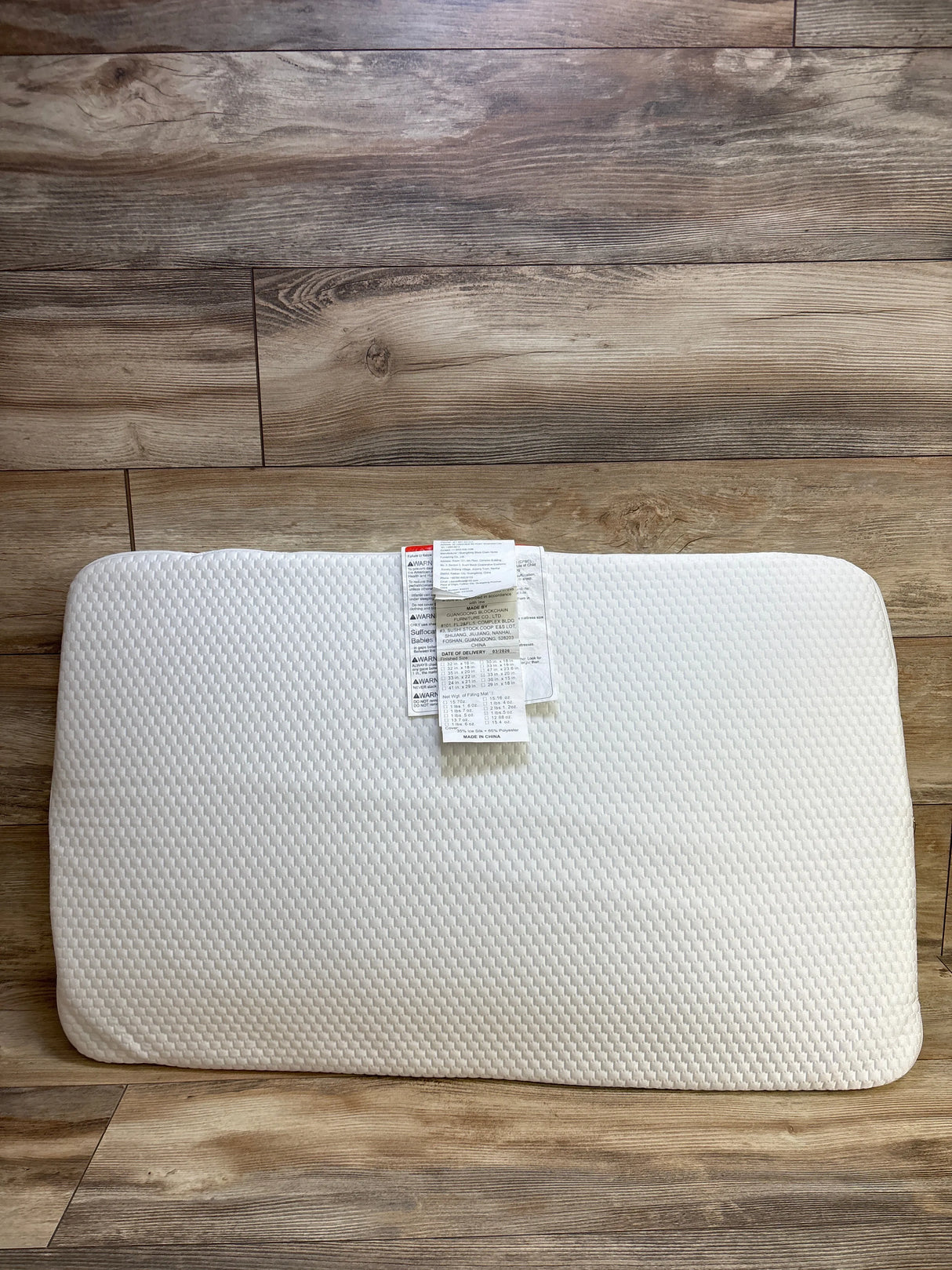 Lisara Baby Bassinet Mattress with Ice Silk Cover, 33x20''