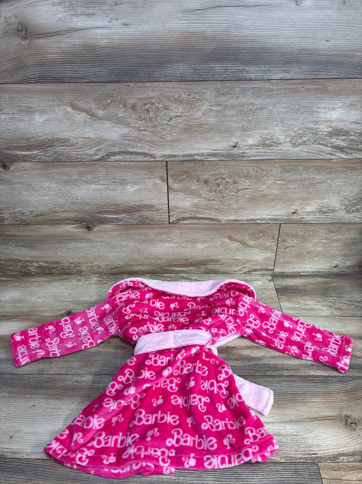Barbie Plush Robe Pink sz 3T
