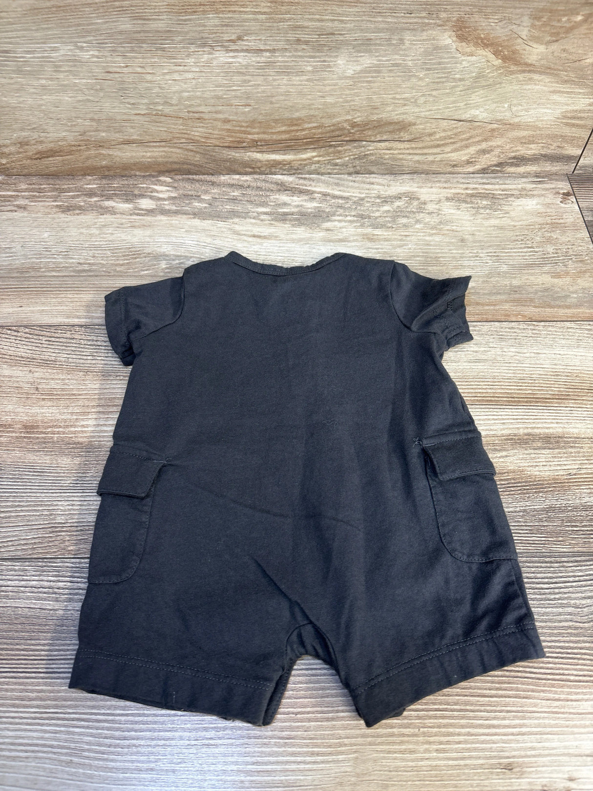 Carter's Palm Tree Shortie Romper Charcoal sz 3m