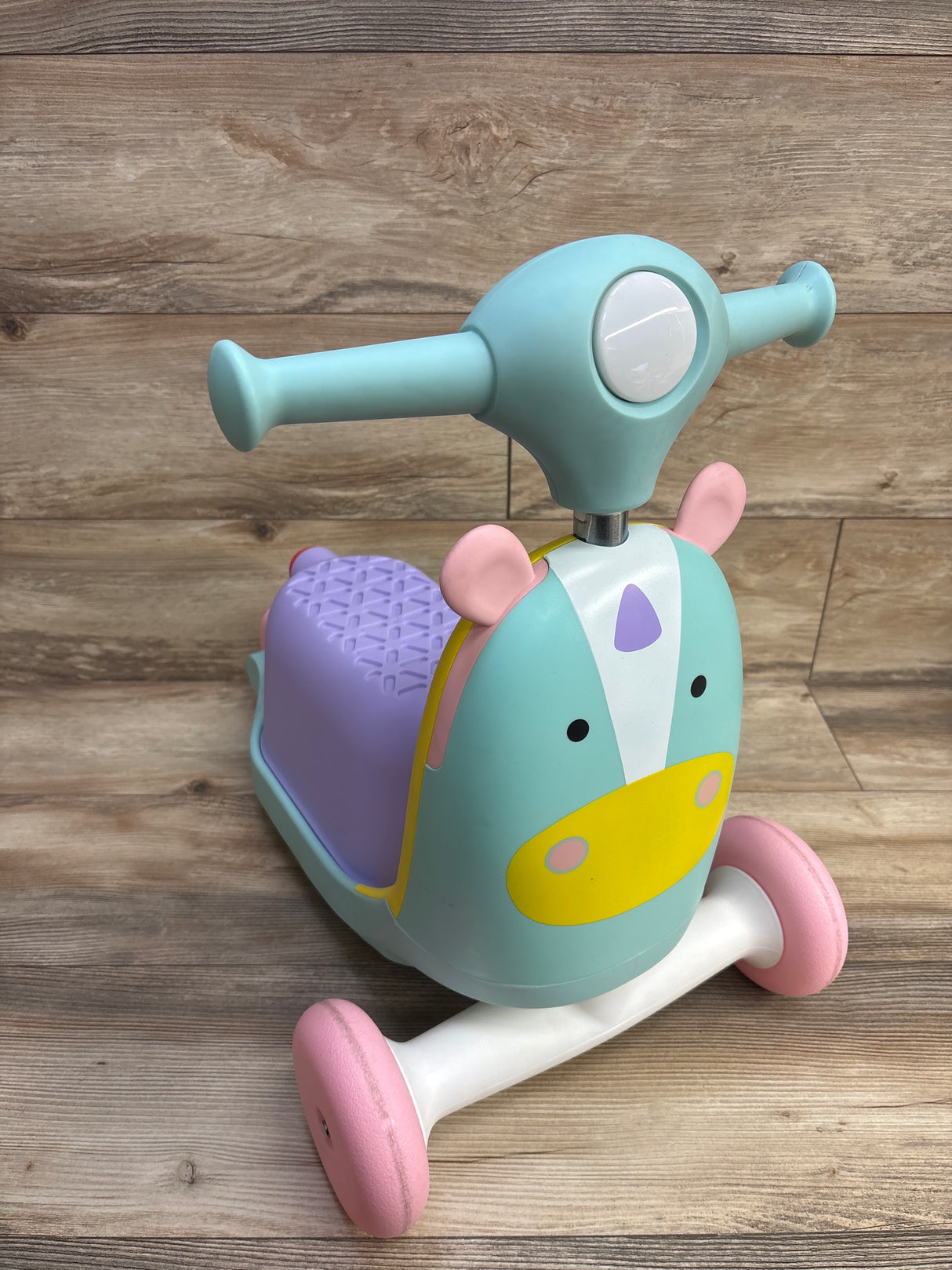 Skip Hop 3-in-1 Zoo Ride On Scooter & Wagon Toy - Unicorn