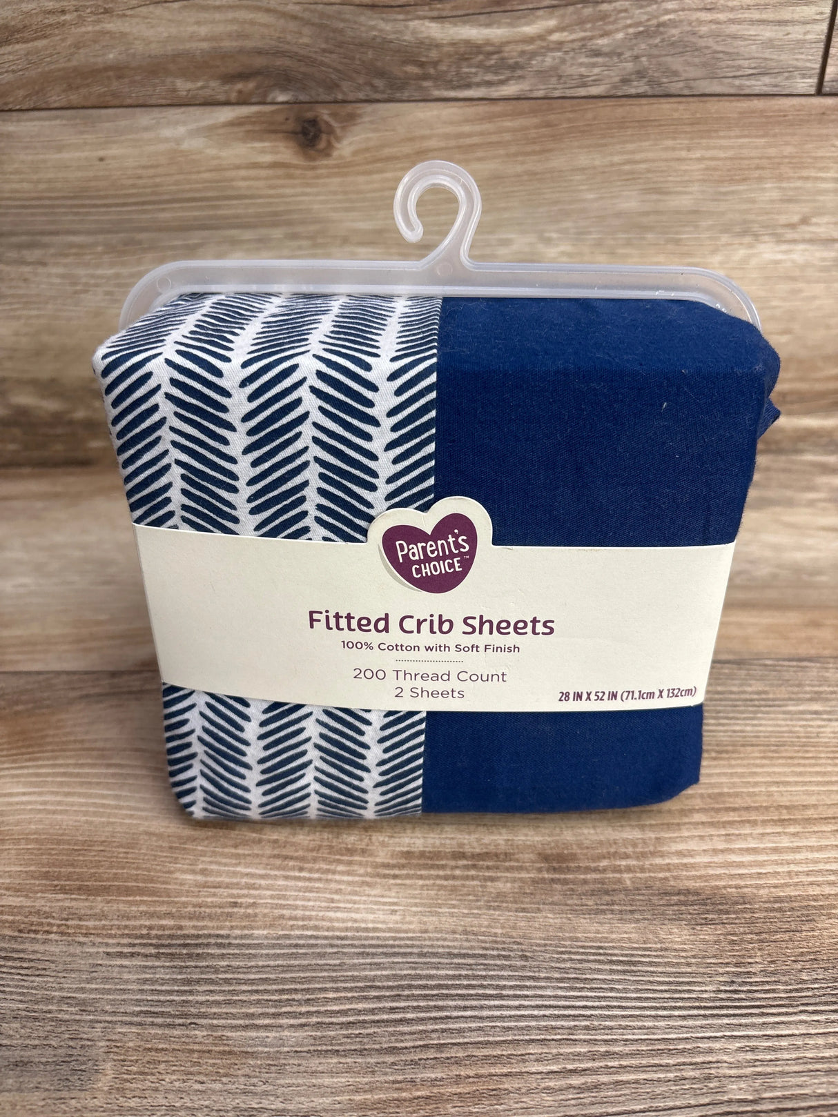 NEW Parent's Choice Fitted Crib Sheets 2pk