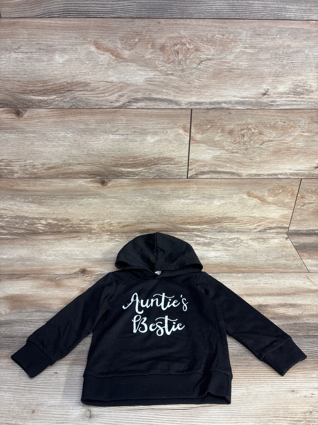 Aunite's Bestie Hooded Pull Over Black sz 18-24m