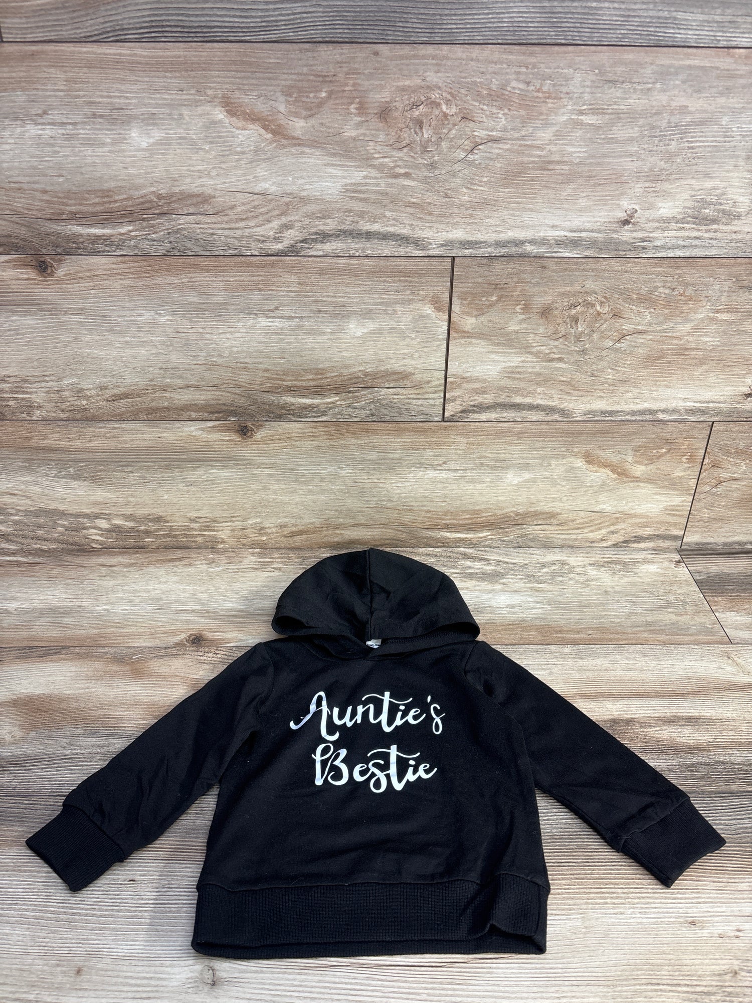 Aunite's Bestie Hooded Pull Over Black sz 18-24m