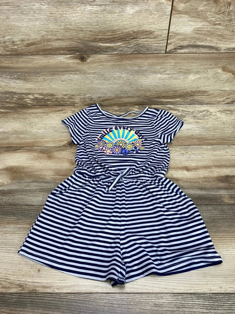 Limited Too Striped Romper Navy sz 5T - Me n Mommy To Be