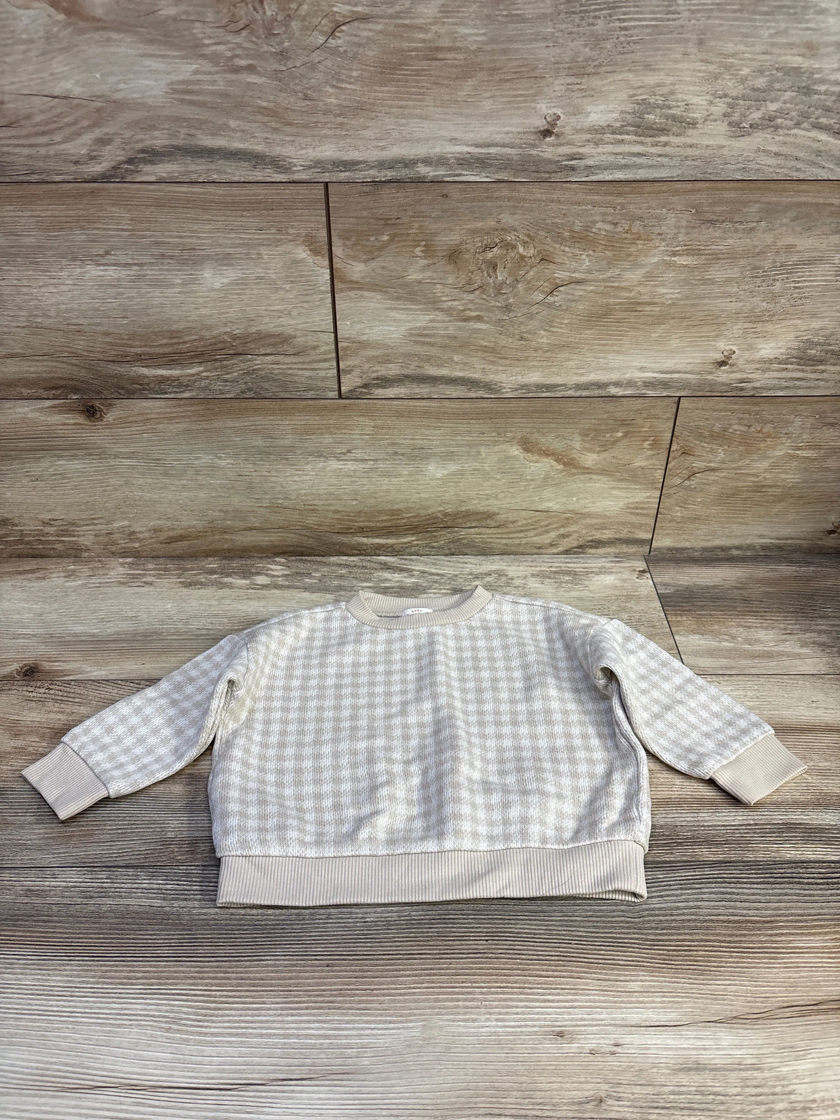 Cat & Jack Knit Pullover Sweater Beige sz 18m