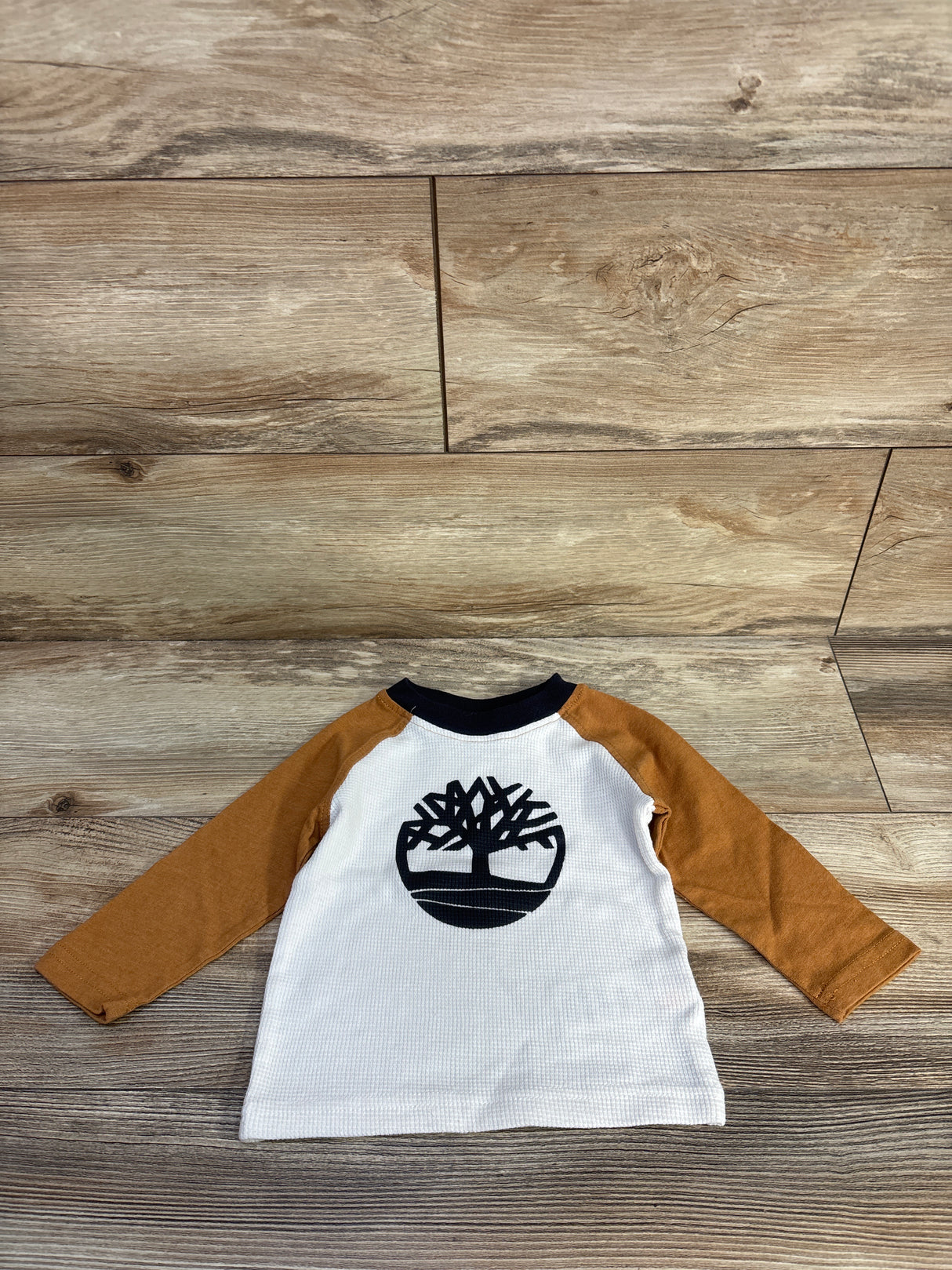 Timberland Waffle Knit Shirt Tan sz 12m