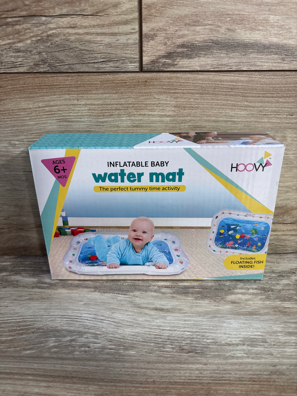 NEW Hoovy Inflatable Tummy Time Water Play Mat