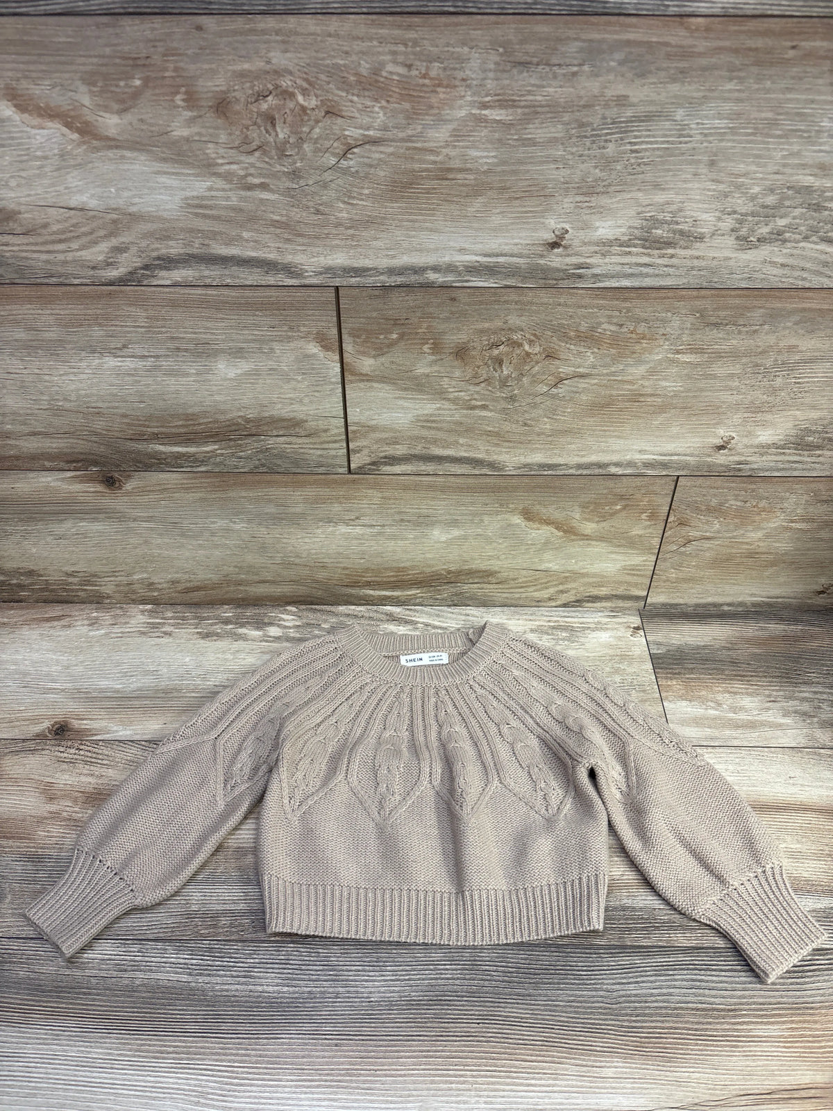 Shein Knit Sweater Tan sz 4T