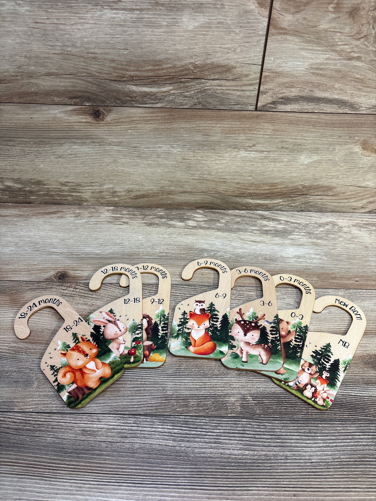 Yoyuspy 7pc Wooden Clothes Dividers
