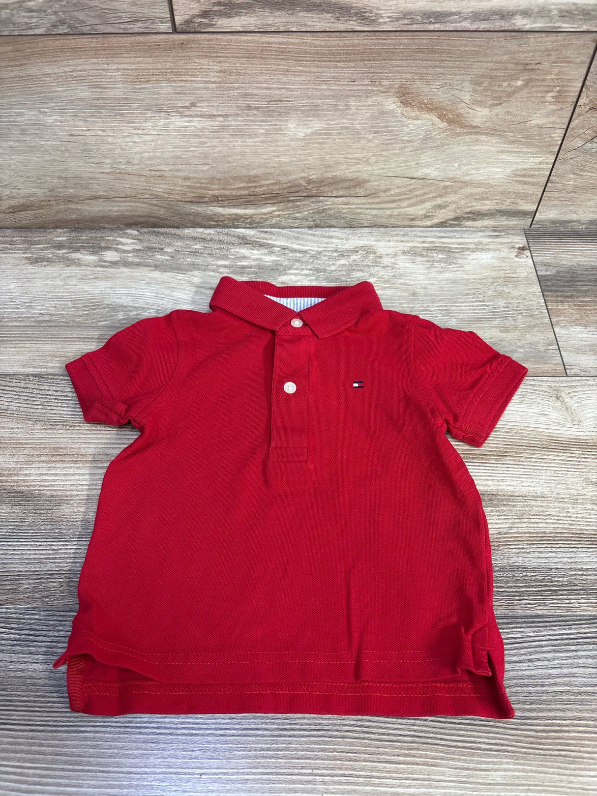 Tommy Hilfiger Polo Shirt Red sz 12m