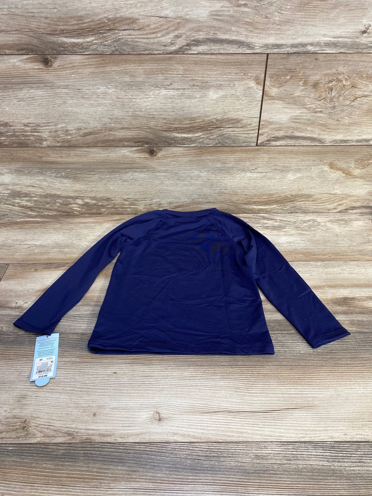 NEW Cat & Jack Long Sleeve Rashguard Navy sz 5T - Me n Mommy To Be