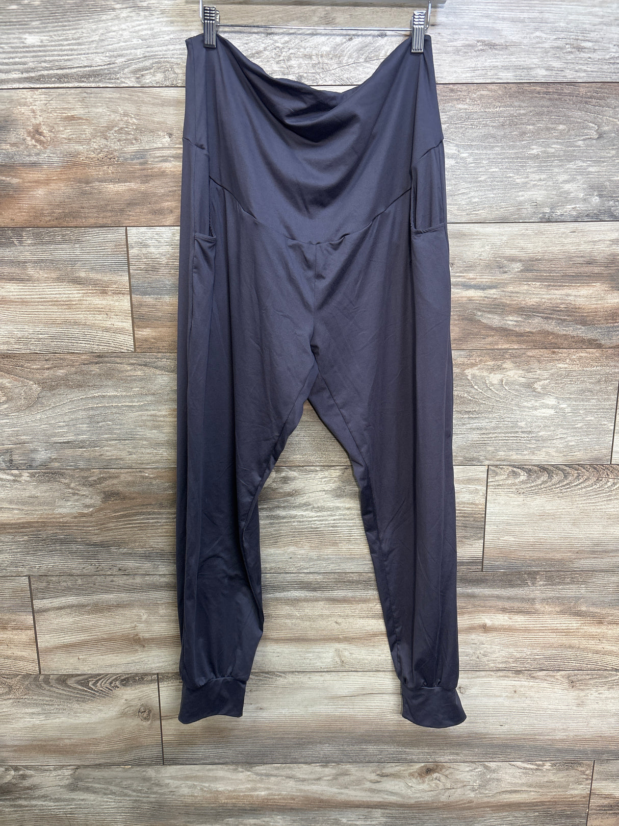 Maternity Full Panel Joggers Grey sz Large