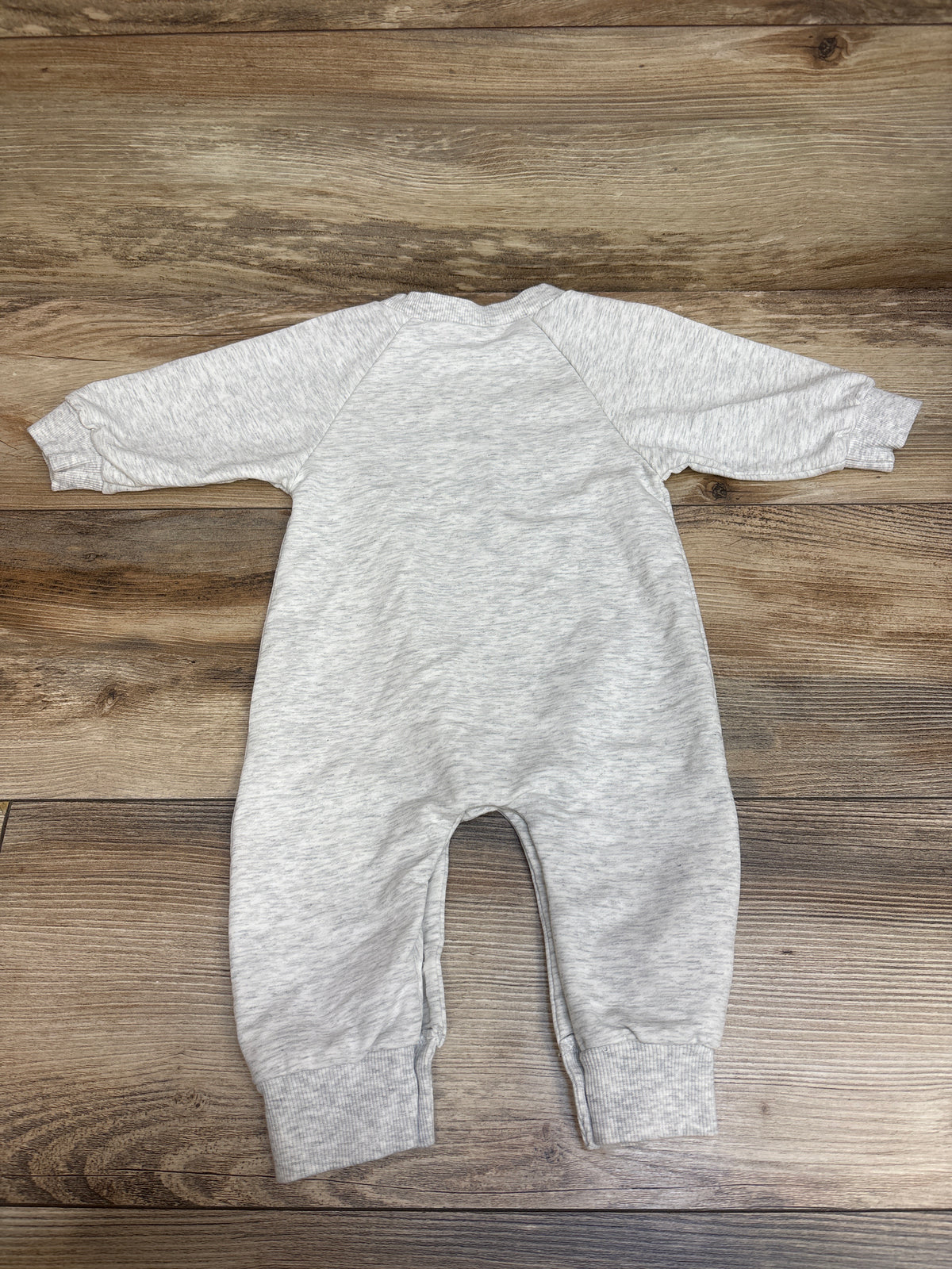 Ikevan On Sundays We Watch Football With Daddy Coverall Grey sz 9-12m