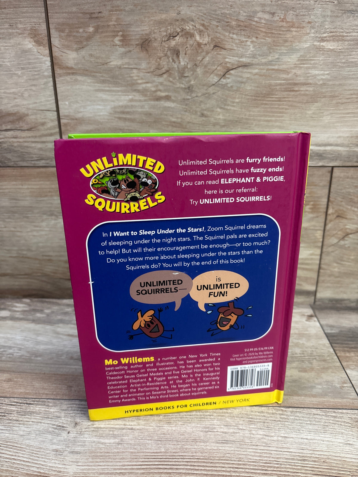 I Want to Sleep Under the Stars! Hardcover Book