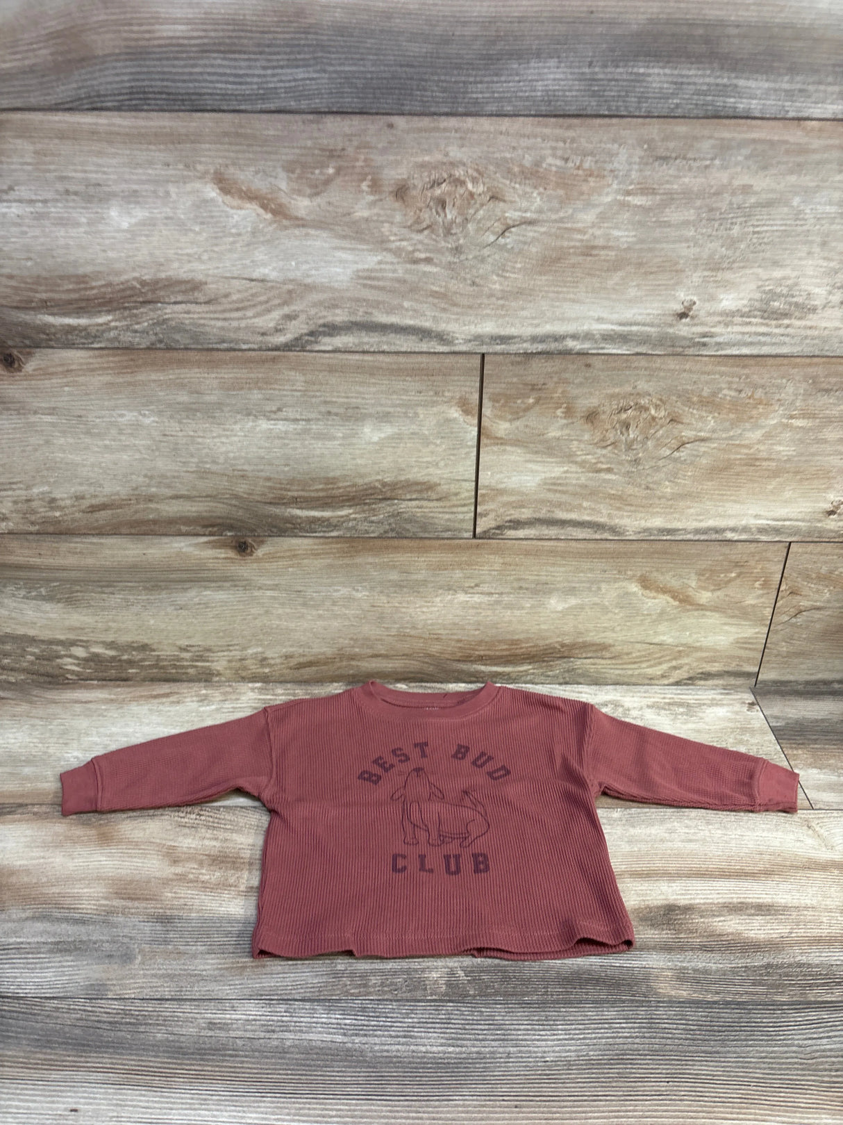 Carter's Waffle Knit Shirt Red sz 12m