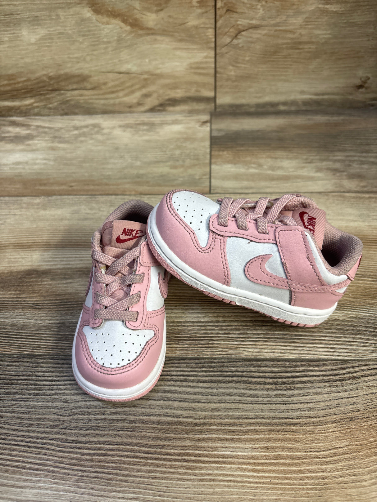 Nike Dunk Low TD 'Pink Glaze' Sneakers sz 6c
